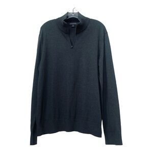 Banana Republic Premium Cotton Cashmere Olive Green  Men Sweater Sz L